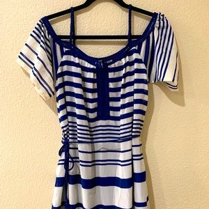 Cold shoulder summer dress